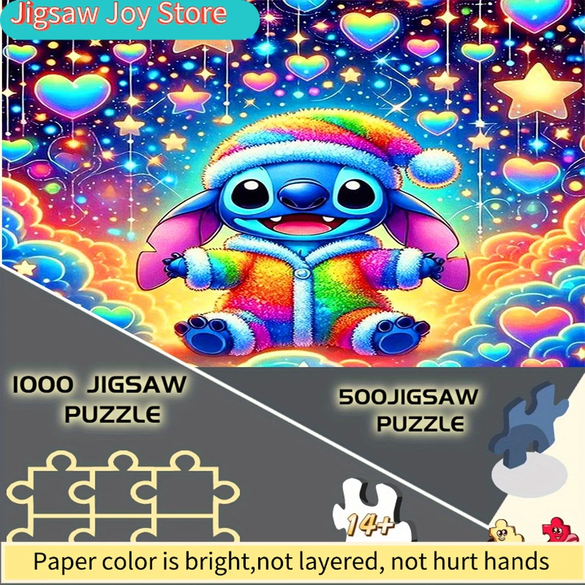 

Пазл Disney/Disney, бумажный, DIY, «Радужный вышивальный узор: Звездное небо», мультяшный, для дня рождения, для лучших друзей