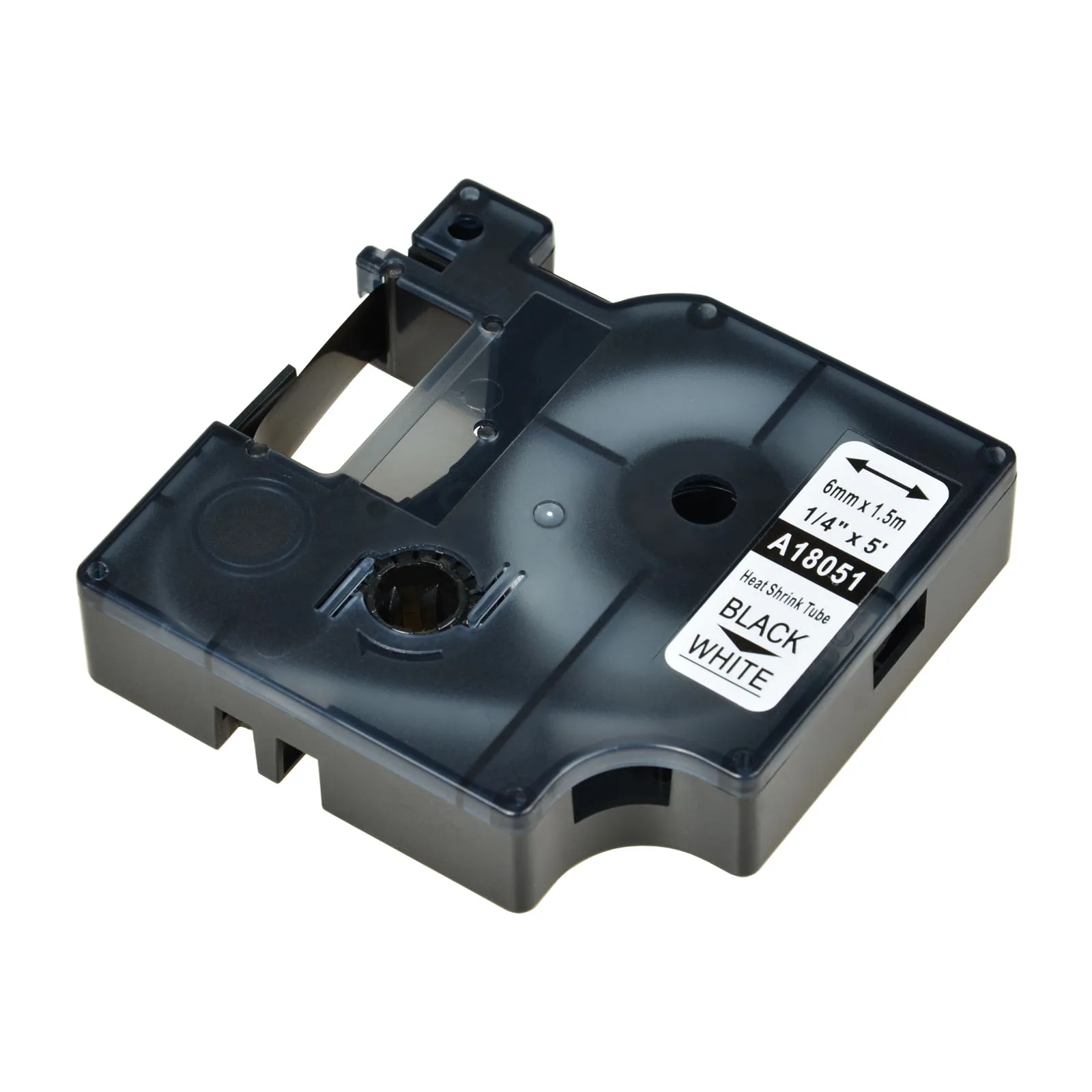 10 Stück S0718260 18051 Schrumpfschlauch-Etikettenband für DYMO Rhino Schwarz auf Weiß 6MM Dropshipping – Detail 5