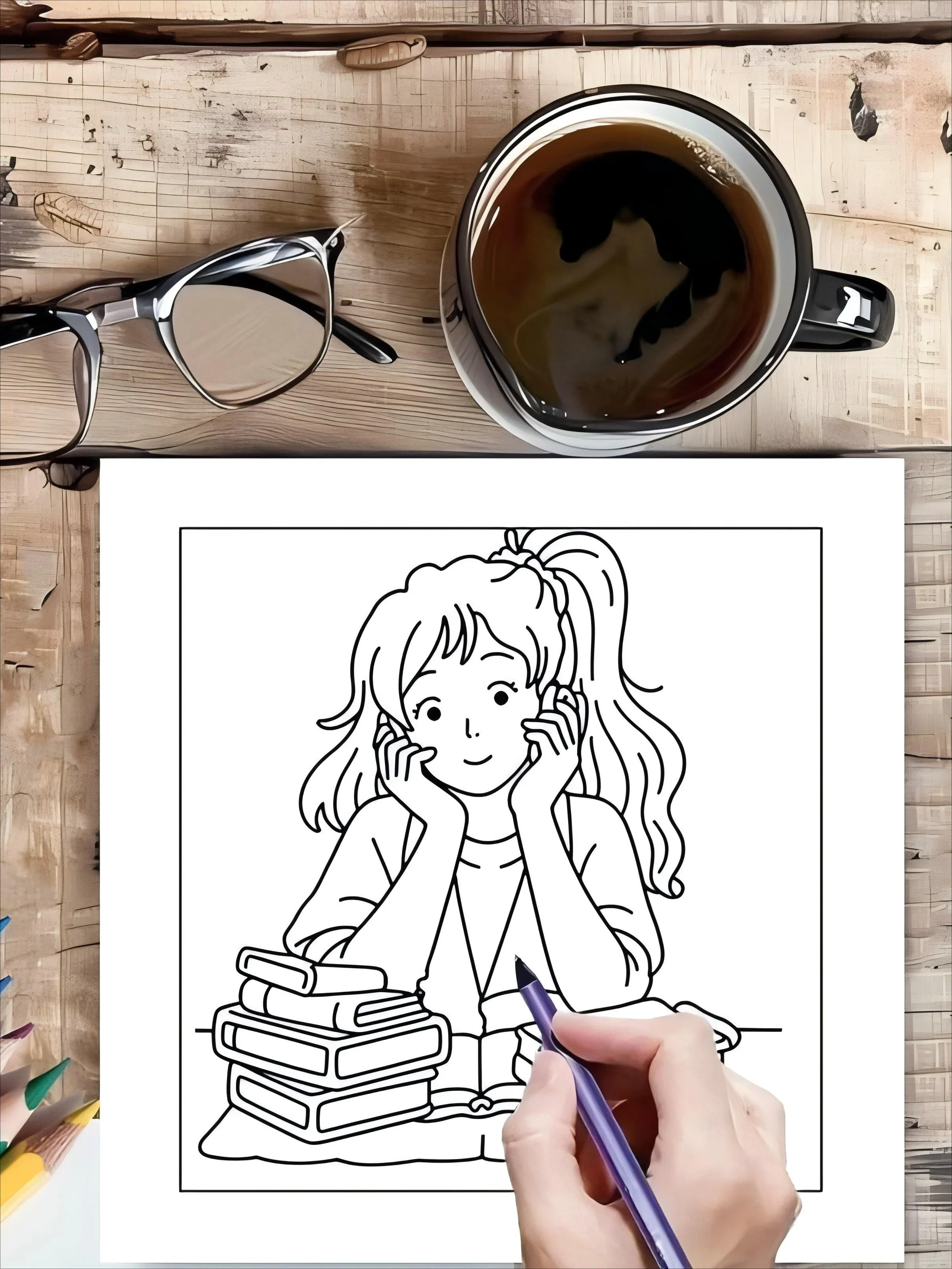 Comfortabel zomerlijk kleurboek met opvallende patronen voor volwassenen, schattig tekenboek, perfect cadeau voor verjaardag, terug naar school, kunstbenodigdheden - afbeelding 2