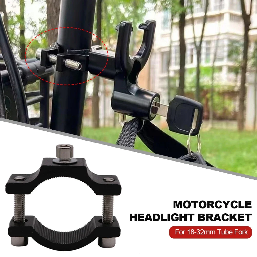 Motorcycle Handlebar Screw Cycling Clip Clamp Bike Flashlight Torch Mount LED Head Front Light Holder Clip Bicycle Accessories