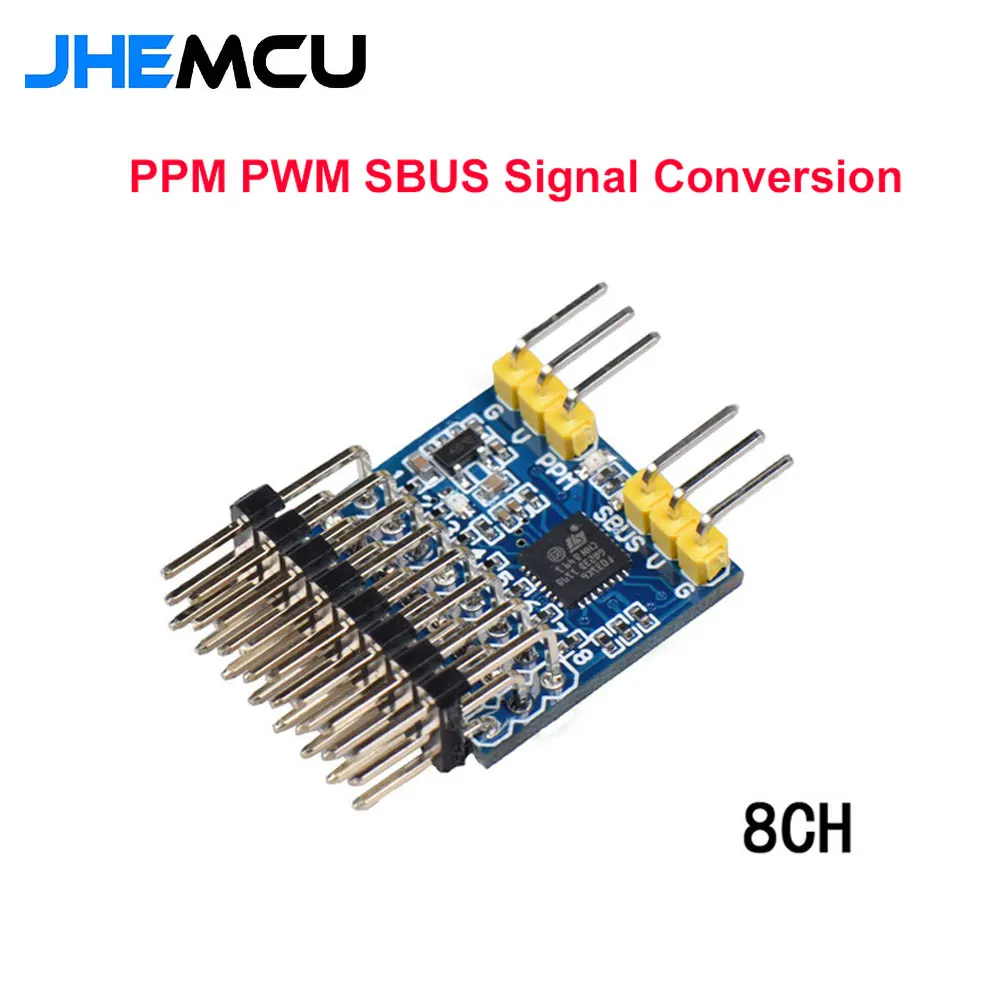 JHEMCU SPP-SBUS 8CH SPP Converter 15A 3.3-20V for PPM PWM SBUS Signal Conversion FLYSKY IA6B FRSKY X8R Receivers