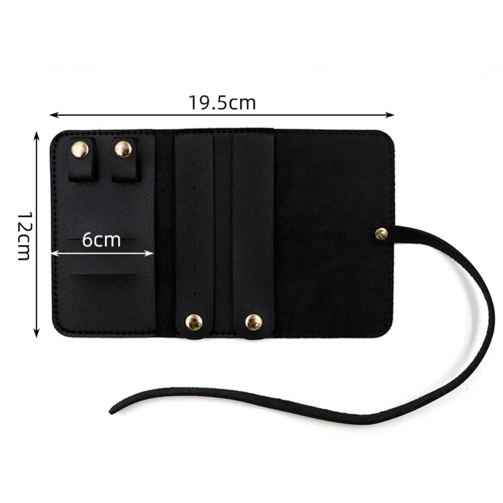 

Практичная складная дорожная сумка для ювелирных изделий, портативная сумка для ювелирных изделий с пряжкой, сумка для хранения из искусственной кожи