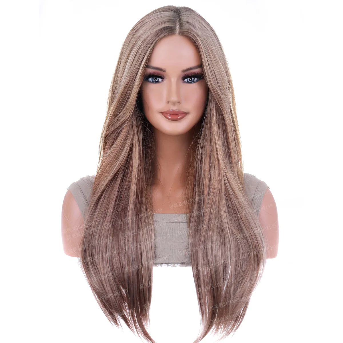 

European and American wigs are suitable for African women with medium and long straight wigs. Personalized wigs
