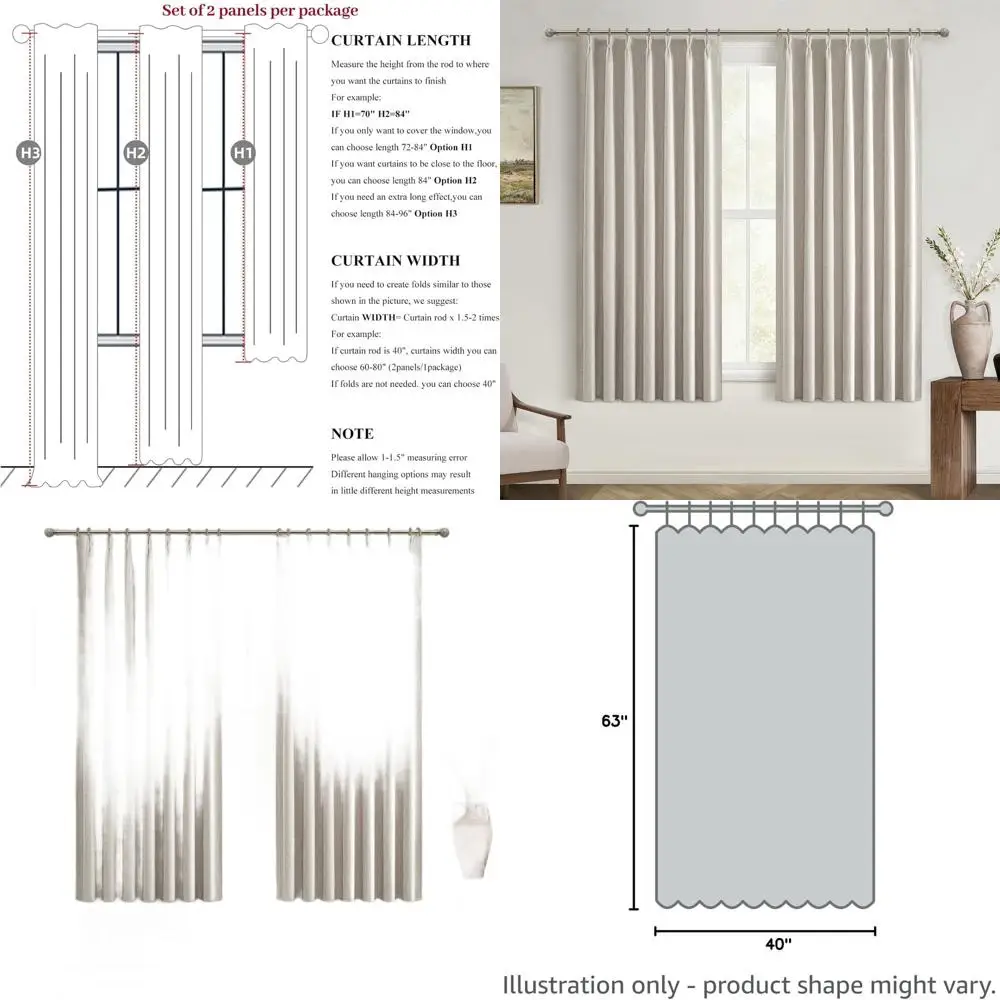 63 Inch Long 2-Pane…