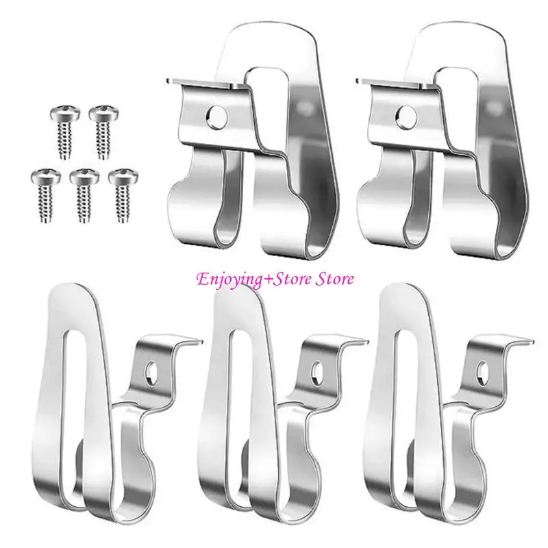 

G6DA Replacement Belt Clip Hooks Stainless Steel Driver Belt Clip Drill Clip Hook