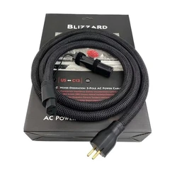 Blizzard C13 AC Power Cable High-Purity PSC+ Copper HiFi Audio Power Cord US & EU Plug with Box