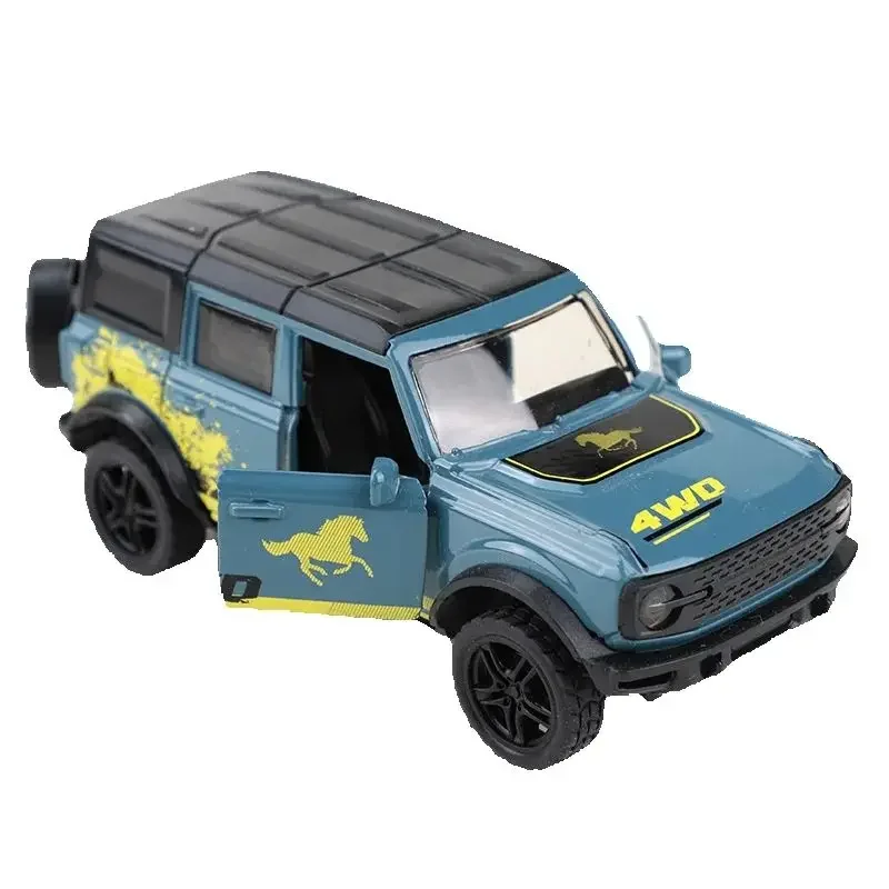 نموذج سيارة للطرق الوعرة مصبوب، لعبة سيارة واقعية للأطفال مع 3 أبواب قابلة للفتح #3