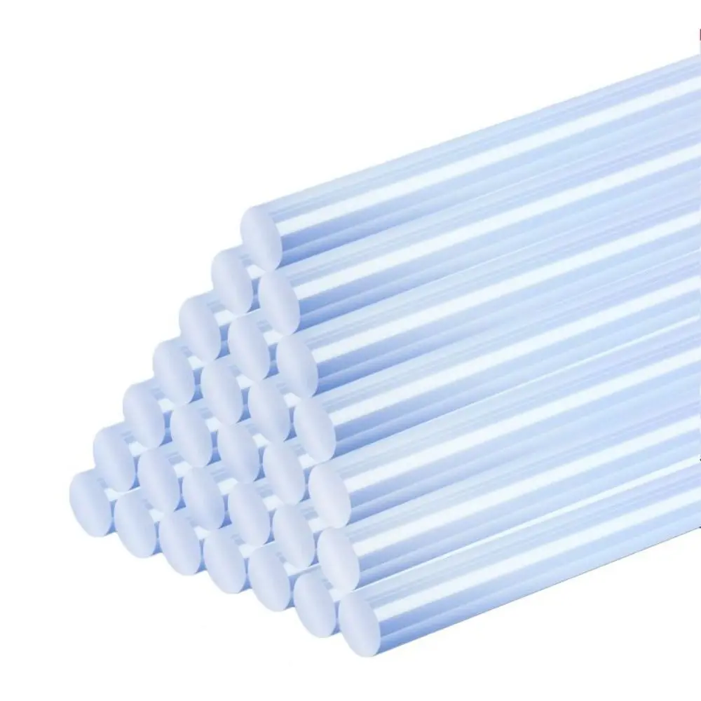 20Pcs Portable Transparent Hot Melt Glue Sticks EVA Strong Adhesion EVA Glue Sticks Flexible Adhesive Glue Rods Glue Refills