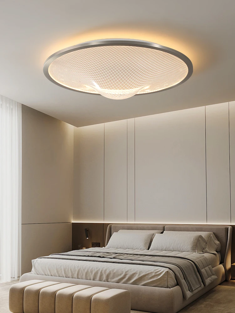 

Italian Minimalist Master Bedroom Ceiling Lamp Modern Home Living Room Light Luxury Atmospheric Circular Led Eye Protection Lamp
