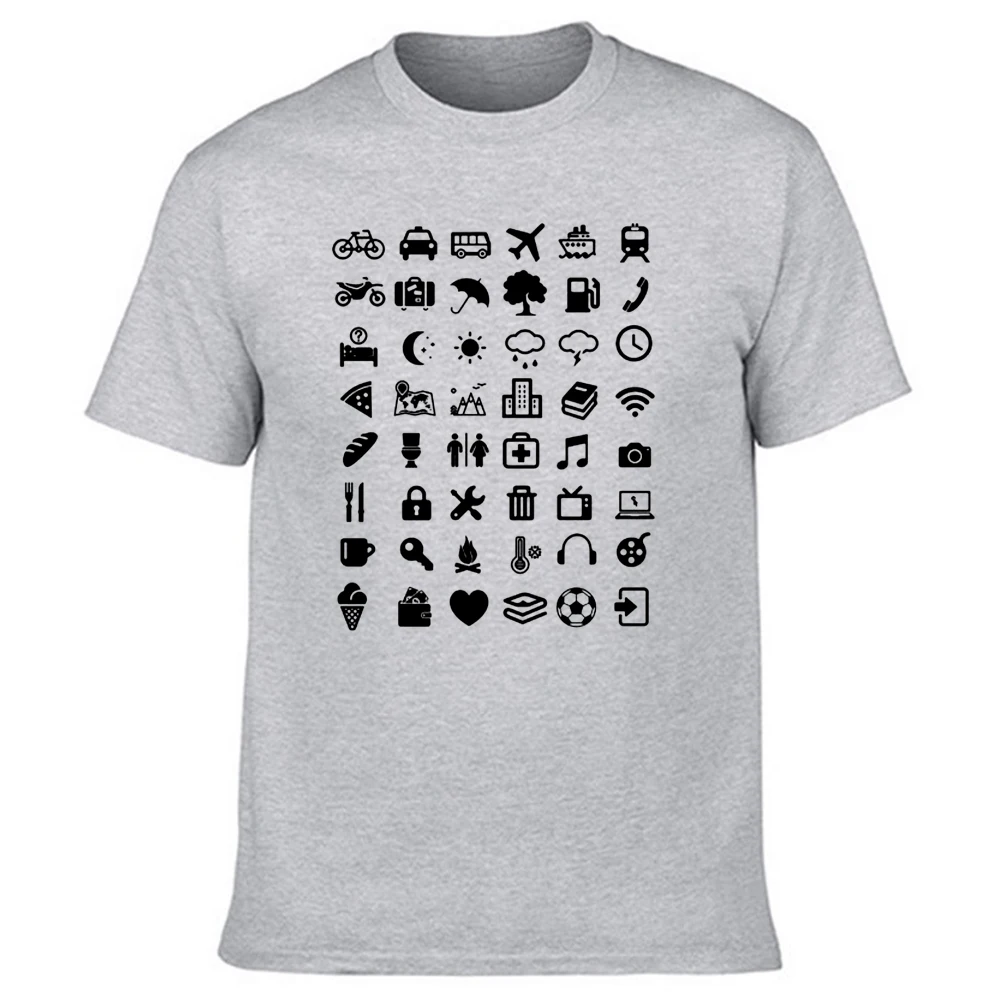 Women's Travel Icon Print T-shirt Street Style Short Sleeve, Harajuku Style Travel Backpack Travel World Travel Graphic T Shirts