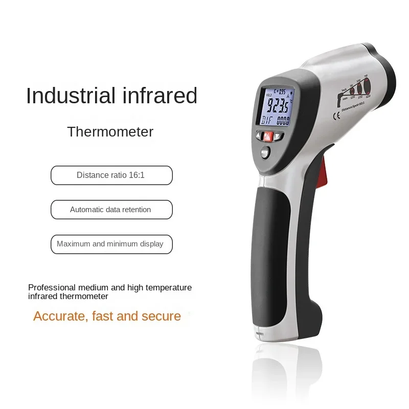 DT-8819H/26h/28h hochpräzises Infrarot-Thermometer mit mittlerer und hoher Temperatur, berührungs loses Hand thermometer