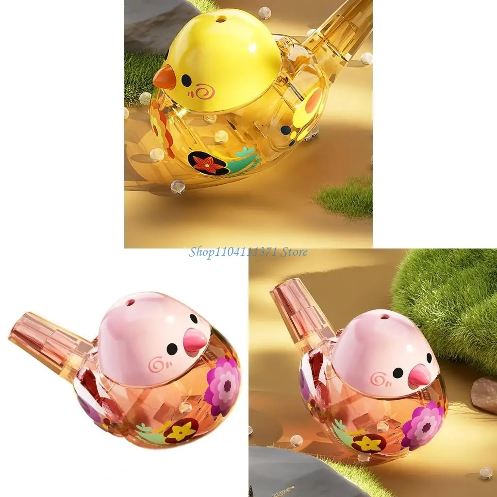 

P9FC Funny Toy with Lanyard Bird Water for Kids Bird Whistles Whistles Musical Toy Noise Makers