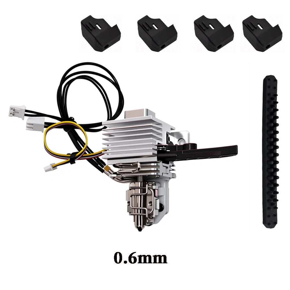 Schnellwechsel-Hotend-Kit mit Dehnungsmesssensor, kompatibel mit Anycubic Kobra X, 0,25-0,8 mm Düse, Ersatz-Druckkopf, 3D-Drucker-Zubehör