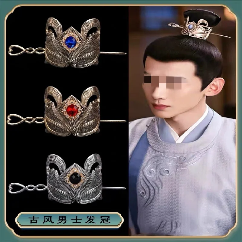 Latest Handmade Chinese Hair Sticks Forks Crown Hair Bun Holder Pin Retro Style Headpieces Hairpins Clips for Women Girls view 4