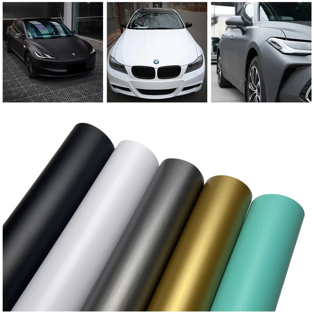 Cinza ouro branco fosco preto fosco vinil envoltório filme mudança de cor filmes dreno de ar tecnologia à prova dwaterproof água motocicleta carro adesivo envolve folha