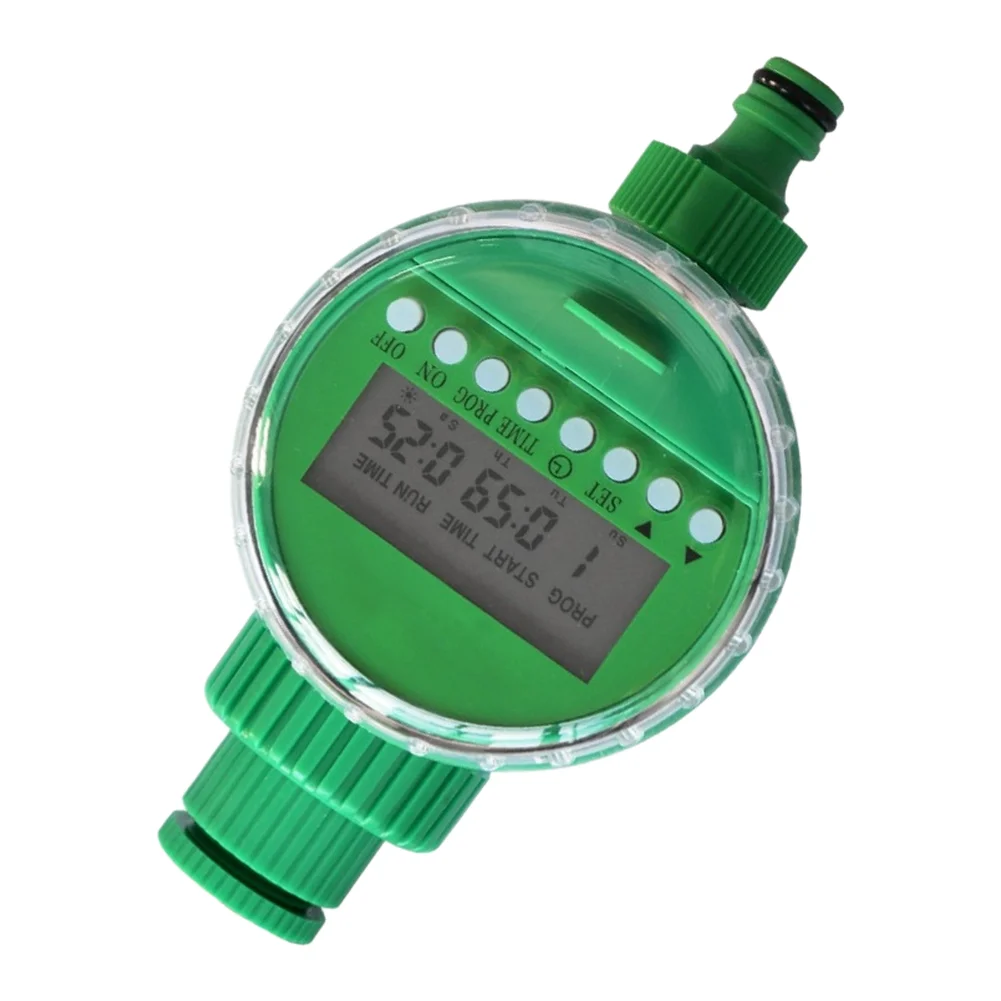 Automated Hose Timer for Garden Irrigation with Flexible Scheduling Rain Delay Pause and Quick Manual Watering Option