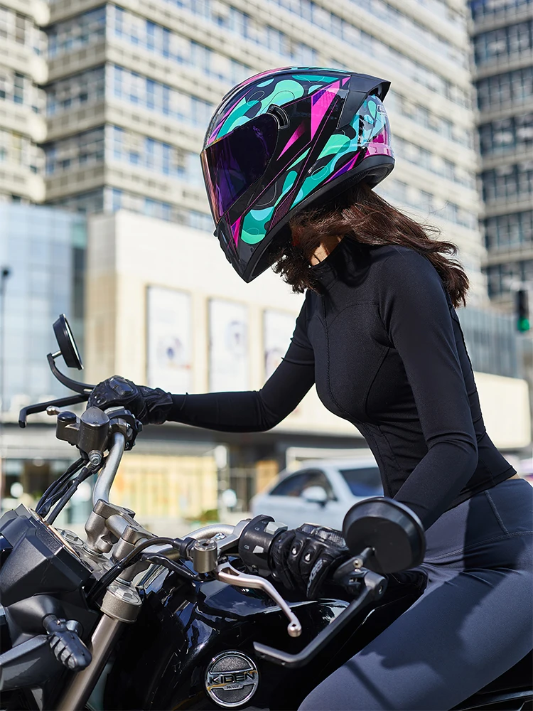 

Motorcycle Helmets for Men and Women Wear Double Lens Locomotive Helmets Capacete da motocicleta