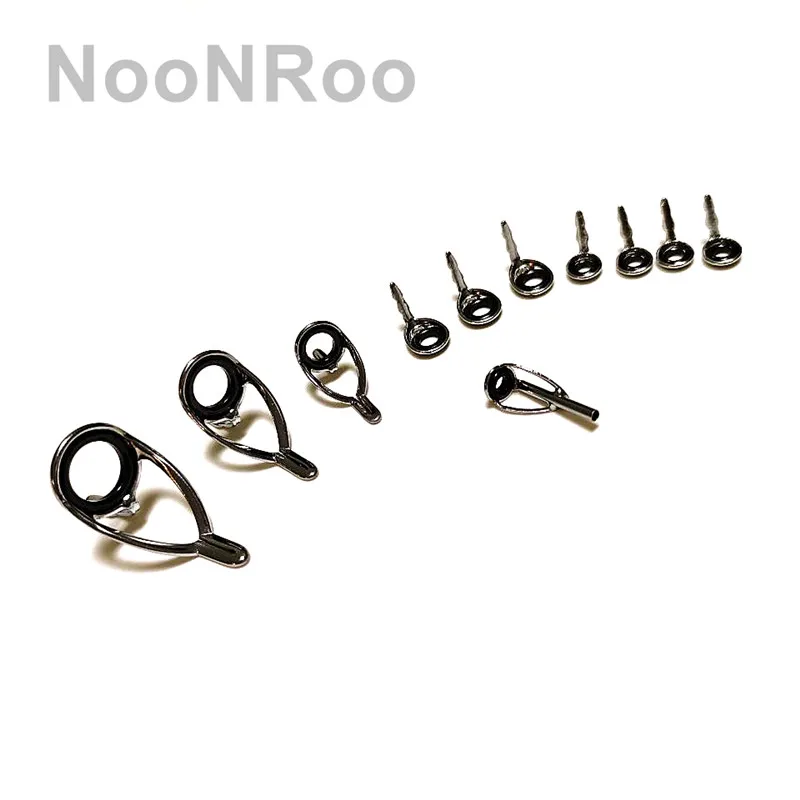 Casting KW Guide Set  For Fishing Rod DIY Repair Guide  Rod Building  total 11pcs NooNRoo
