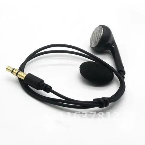 Single Side Wired Headphones Professional Mono Dynamic Armatured Sports Noise-Canceling Earbud Headset Supplies