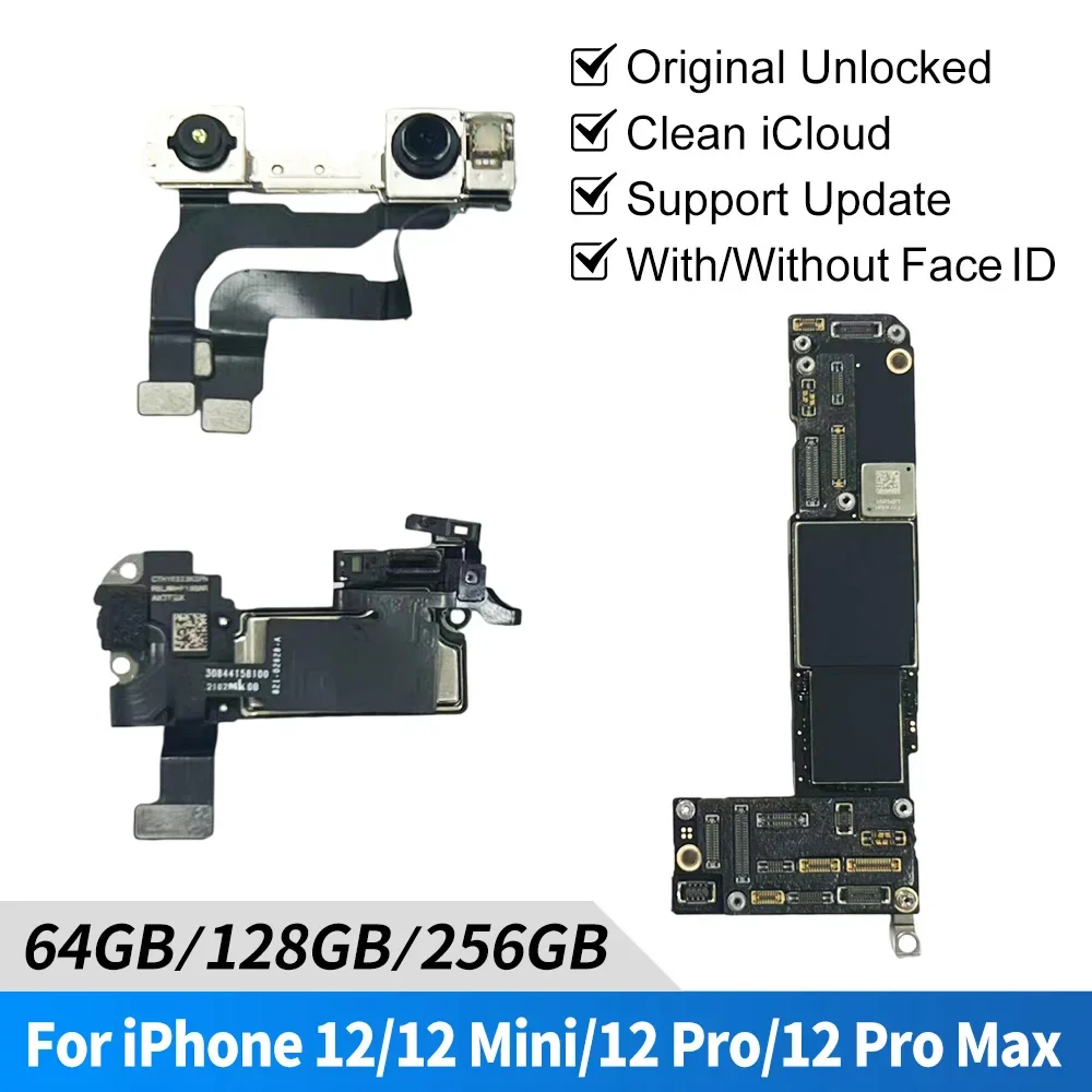 Used for iPhone 12 Pro Max motherboard, 128GB, 256GB, 512GB logic board