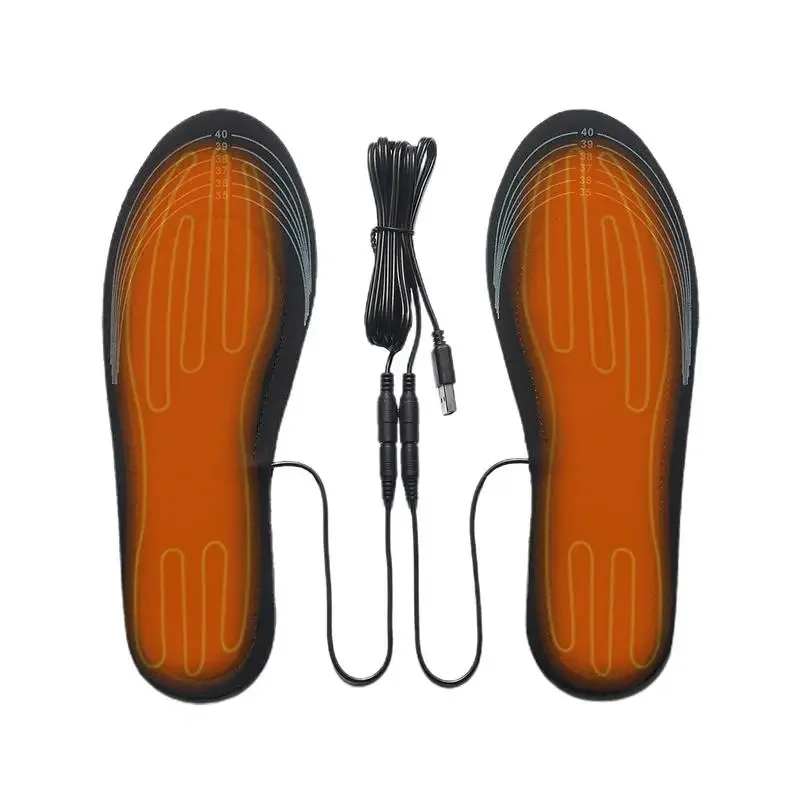 

USB Heated Shoe Insole Foot Heater Winter Outdoor Camping Hiking Cycling Feet Warmer Heating Insoles Skiing Riding