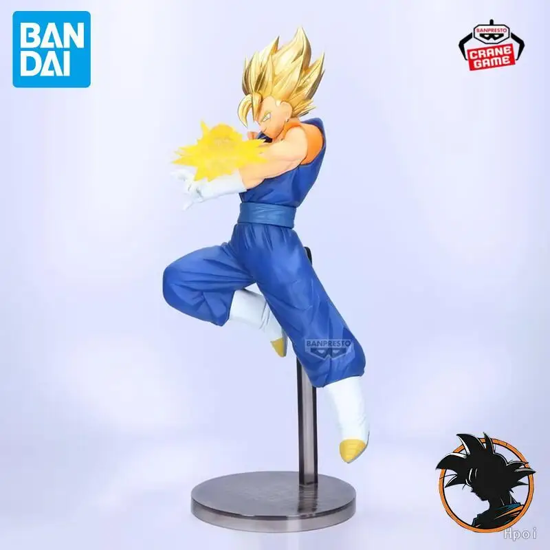 Oryginalne figurki Bandai Banpresto Dokkan Battle 10th Anniversary Super Vegito, figurki akcji anime z PVC, zabawki dla dzieci, juguetes, prezenty