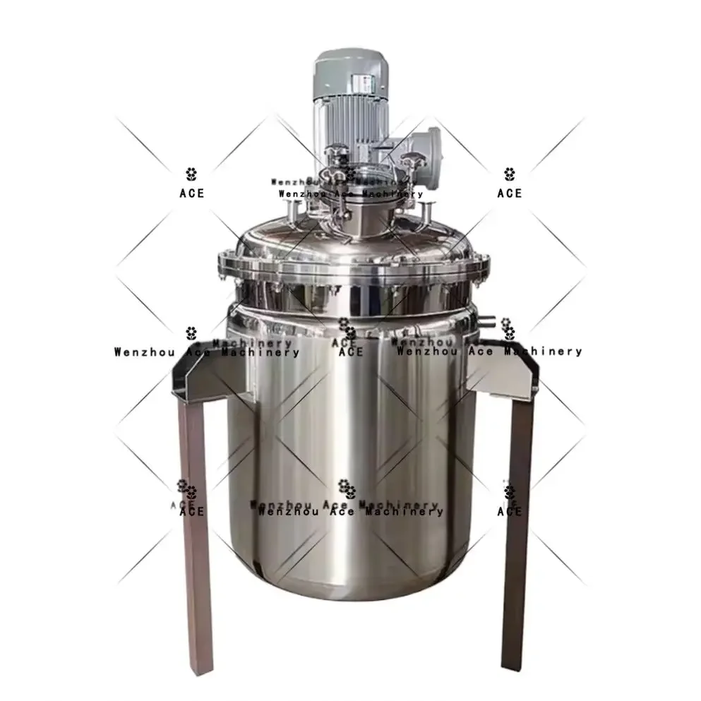 100 Liters Industrial Decarboxylation Reactor With Three Layer Stainless Steel Reaction Tank