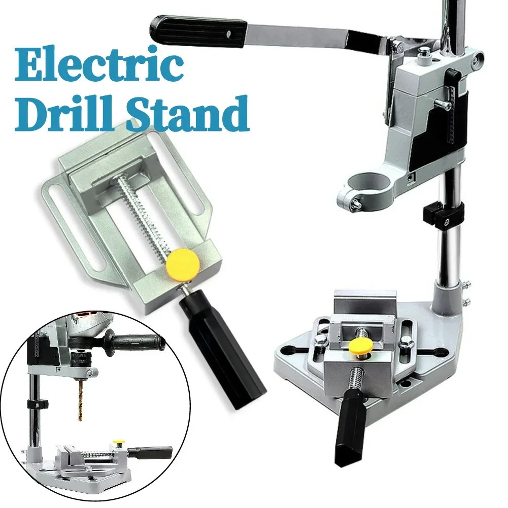 Electric Bench Drill Stand Single-Head Electric Drill Base Frame Multifunctional Aluminum Alloy Power Grinder Accessories