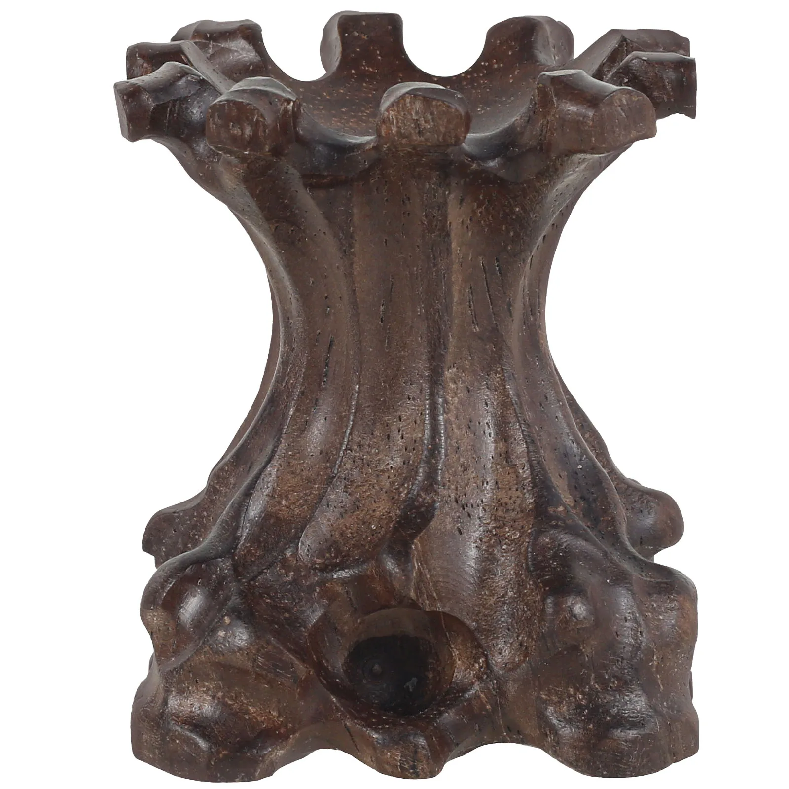 Soporte de bola de cuarzo, soporte de madera para esfera de cristal, soporte de exhibición de bola de cristal portátil, estante de madera de bola de cristal decorativa para