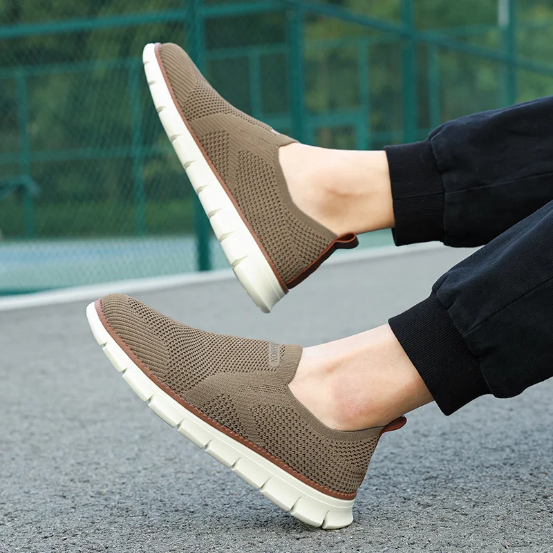 

Outdoor Men Sneakers Shoes Men Loafers Lightweight Summer Fashion Breathable Mesh Men Casual Shoes Men Trainer Zapatillas Hombre