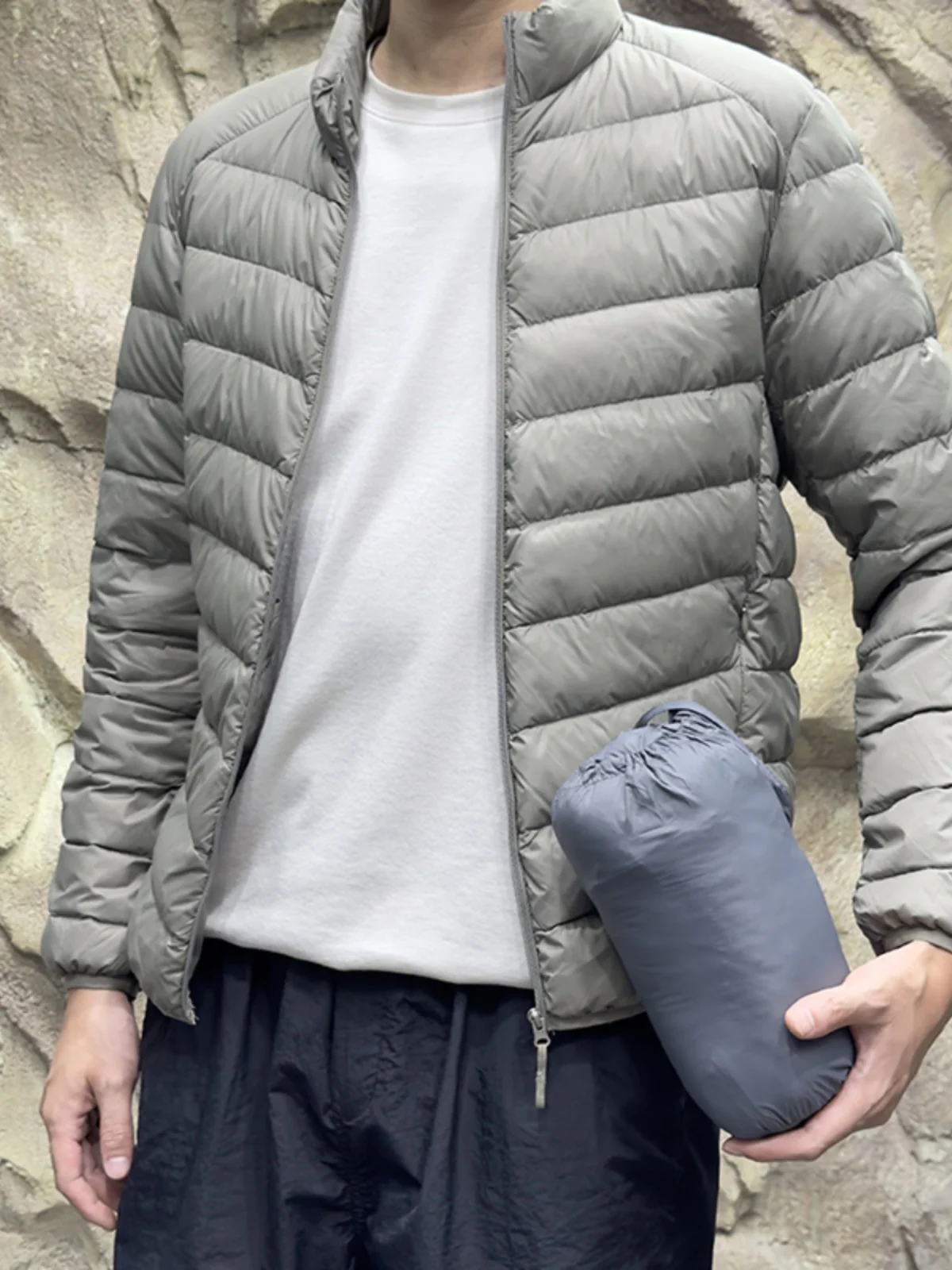 90 أسفل مبطن رقيقة جدا خفيفة الوزن الدافئة الوقوف طوق الأزواج البخاخ Jaets ملابس خارجية غير رسمية فضفاضة للشباب #2