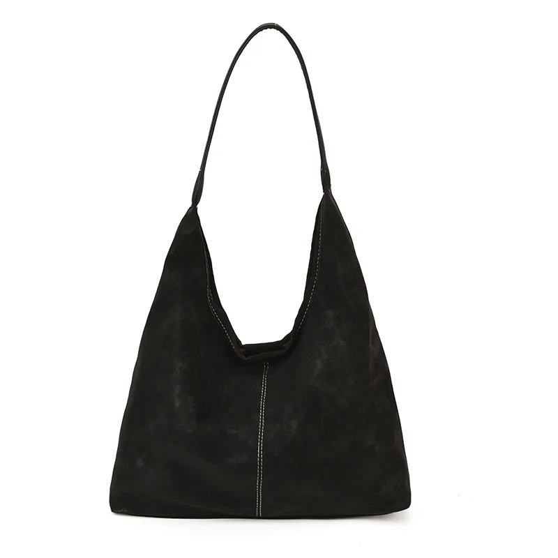 

2025 A/W Vintage Shoulder Bag for Women, Genuine Leather Large Capacity Multi-way Underarm Crossbody Tote, Retro Chic Work Purse