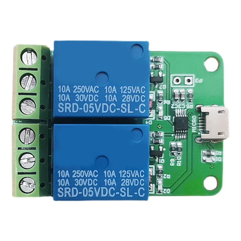 

1 Pc HID Drive-Free USB 2 Channel 5V Relay Control Module Computer USB Control Switch