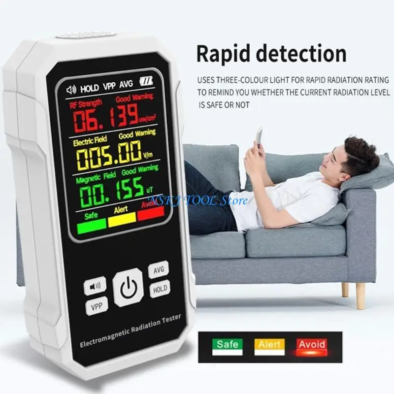 

L8RC Professional Field Detector Colorful Display Meter Digital Radiation Detector
