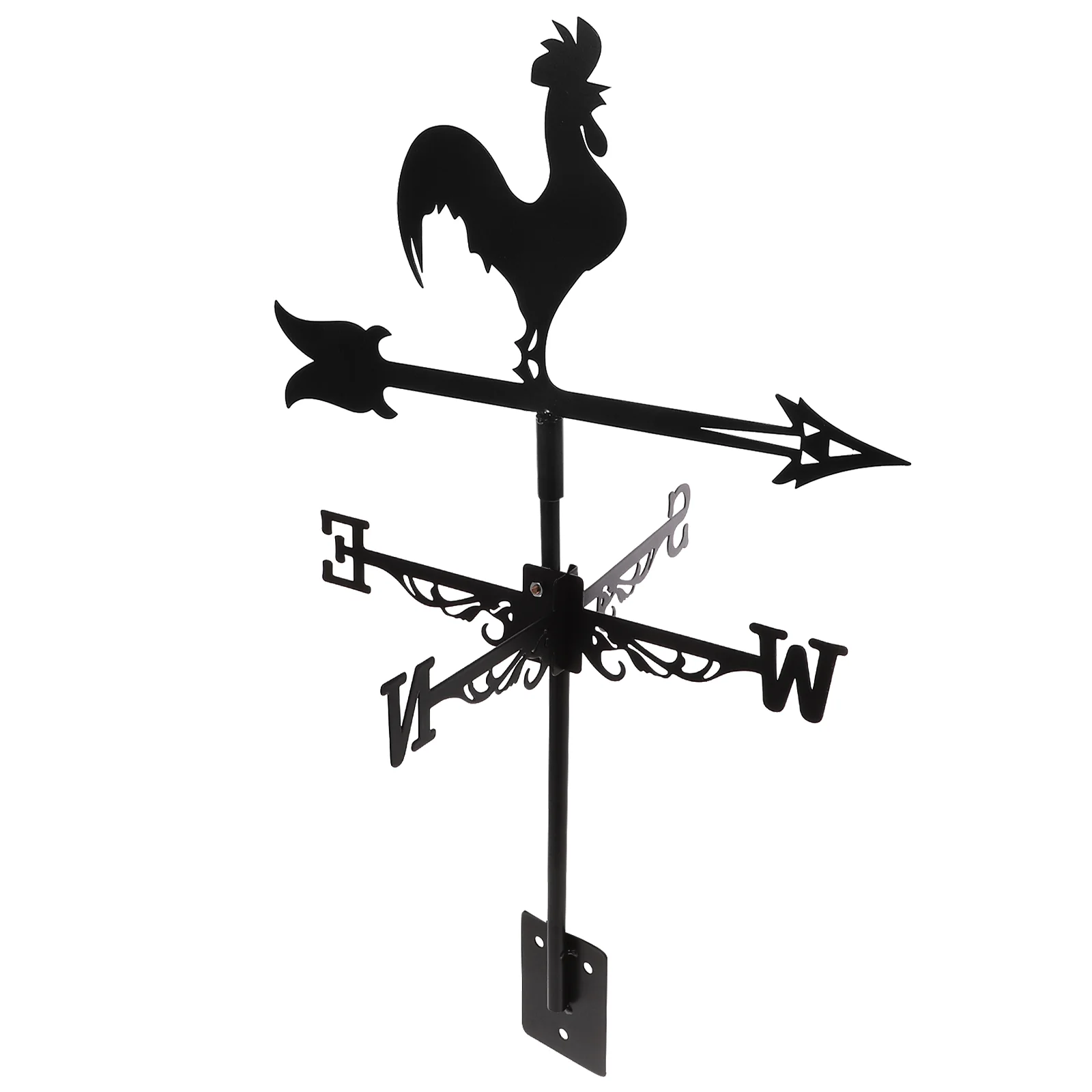 Roof Weather Vane Lawn Decorations Patio Weathervane Iron Wind Direction Indicator Yard Blade Metal Indicators Vanes for