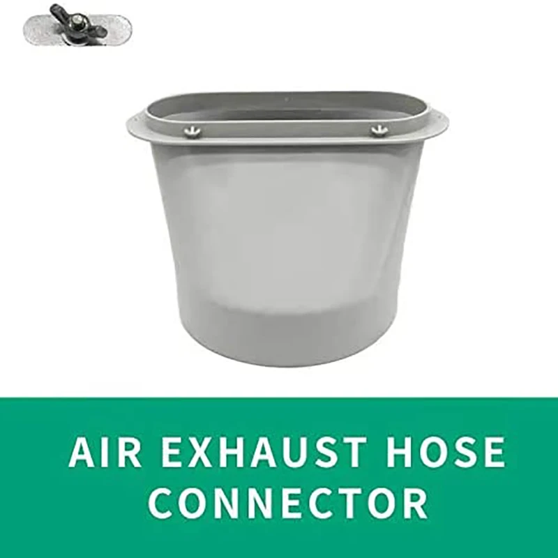 Kit de ventana de CA, ventilación de ventana deslizante, adecuado para manguera de aire acondicionado móvil con 5,9 pulgadas/15cm