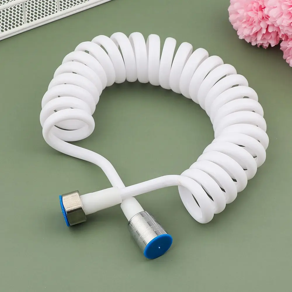 Anti-wrap Telephone Line Style Bathroom Accessories Bath Sprayer Connect Pipe Water Plumbing Spring Shower Hose Toilet Bidet