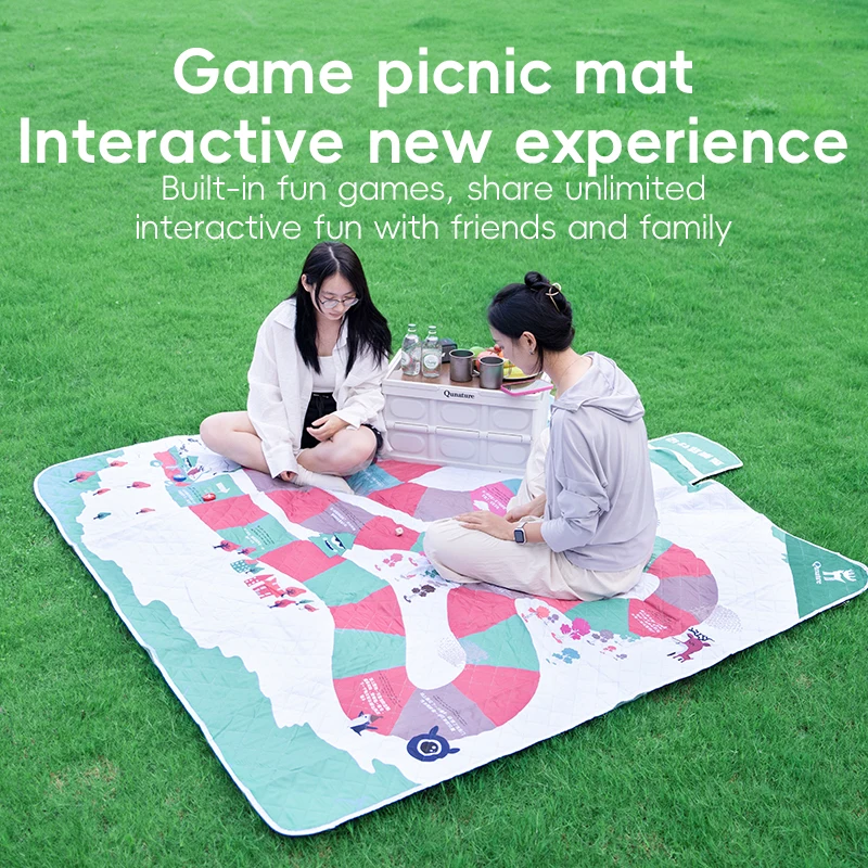 

Qunature Portable Waterproof & Moisture-Proof Mat Simple Storage Outdoor Picnics Camping Tent Floors Spring Outings Lawn Seating