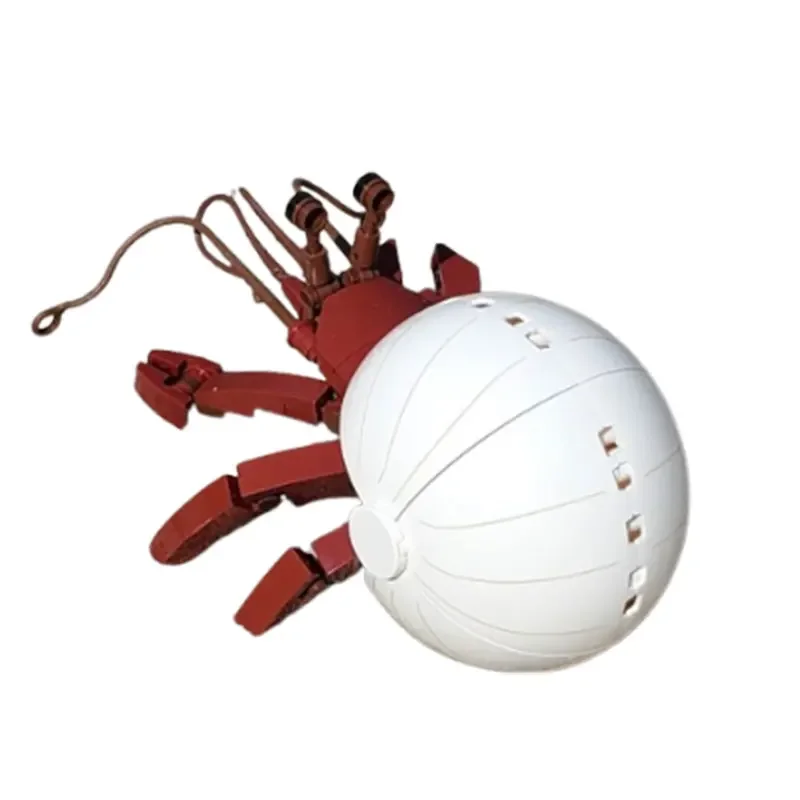 الناسك كراب الجسيمات الصغيرة الجمعية اللبنات نماذج للحيوانات الناسك كراب لتقوم بها بنفسك هدية لعبة 128 قطعة #4