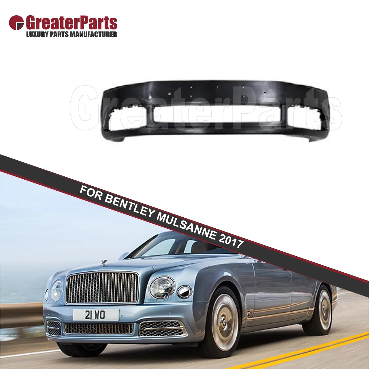 

Original Aftermarket Auto Car Facelift Body Kit Front Bumper for Bentley Mulsanne 2017