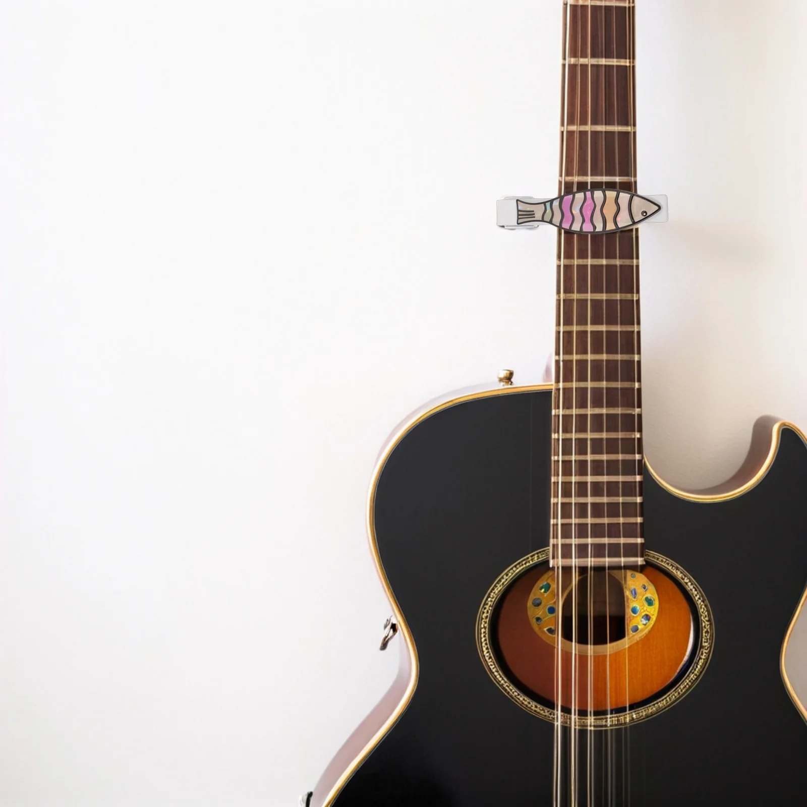 

Fish Shape Capo for Acoustic Electric Guitar Ukulele Quick Release Metal Plastic Guitar Accessory Ukulele Capo