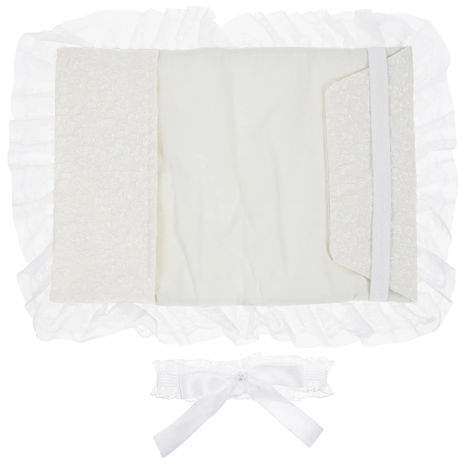 

Decorative Book Cover Elegant Lace Design Protective Sleeve for Textbooks Notebooks Students Anti-Wear Book Protector Delicate