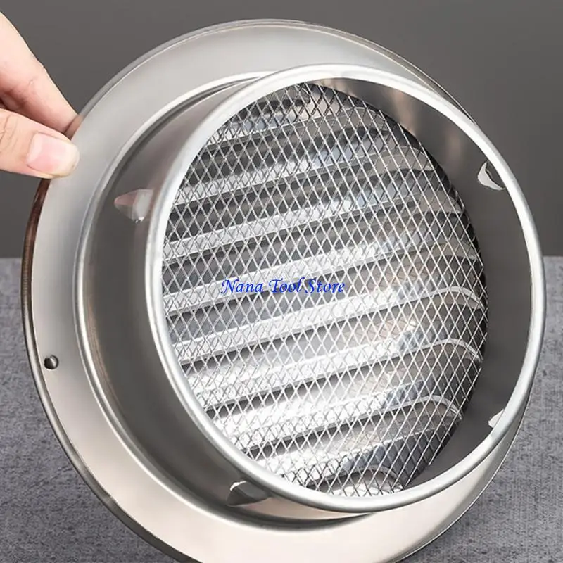 31GJ easy installs Steel Ventilation Grille 100mm Circular Vent Grate for Bathrooms