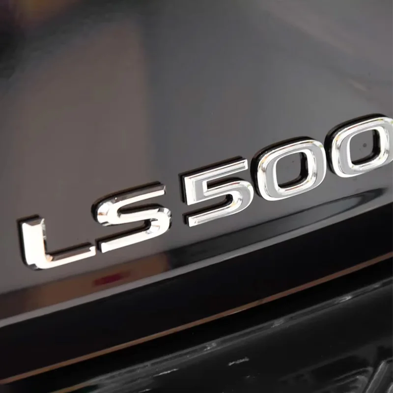 FOR Lexus LS350 LS400 LS460 LS500 LS500h LS600hL HYBRID Rear Trunk logo ABS modified upgraded letter logo