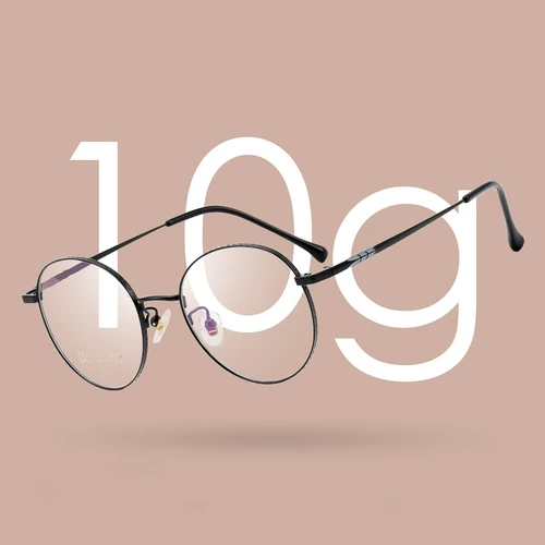 Imagen 2 del producto FIRADA, gafas de moda para mujer, nuevas gafas redondas cómodas Vintage de titanio, gafas graduadas ópticas, montura para hombres 2065