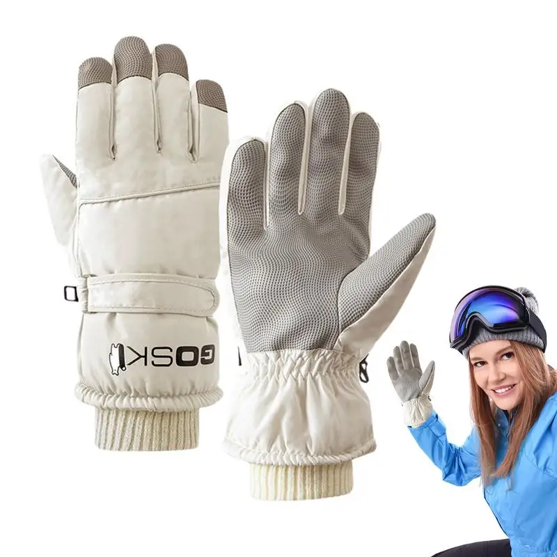 

Winter Snowboard Ski Gloves Non-slip Touch Screen Waterproof Motorcycle Cycling Fleece Warm Snow Gloves Unisex