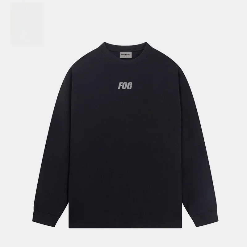 

Мужская футболка с длинным рукавом из чистого хлопка с буквенным принтом, базовая модель, осенняя модная брендовая одежда, нижнее белье, круглый вырез, повседневная, удобная