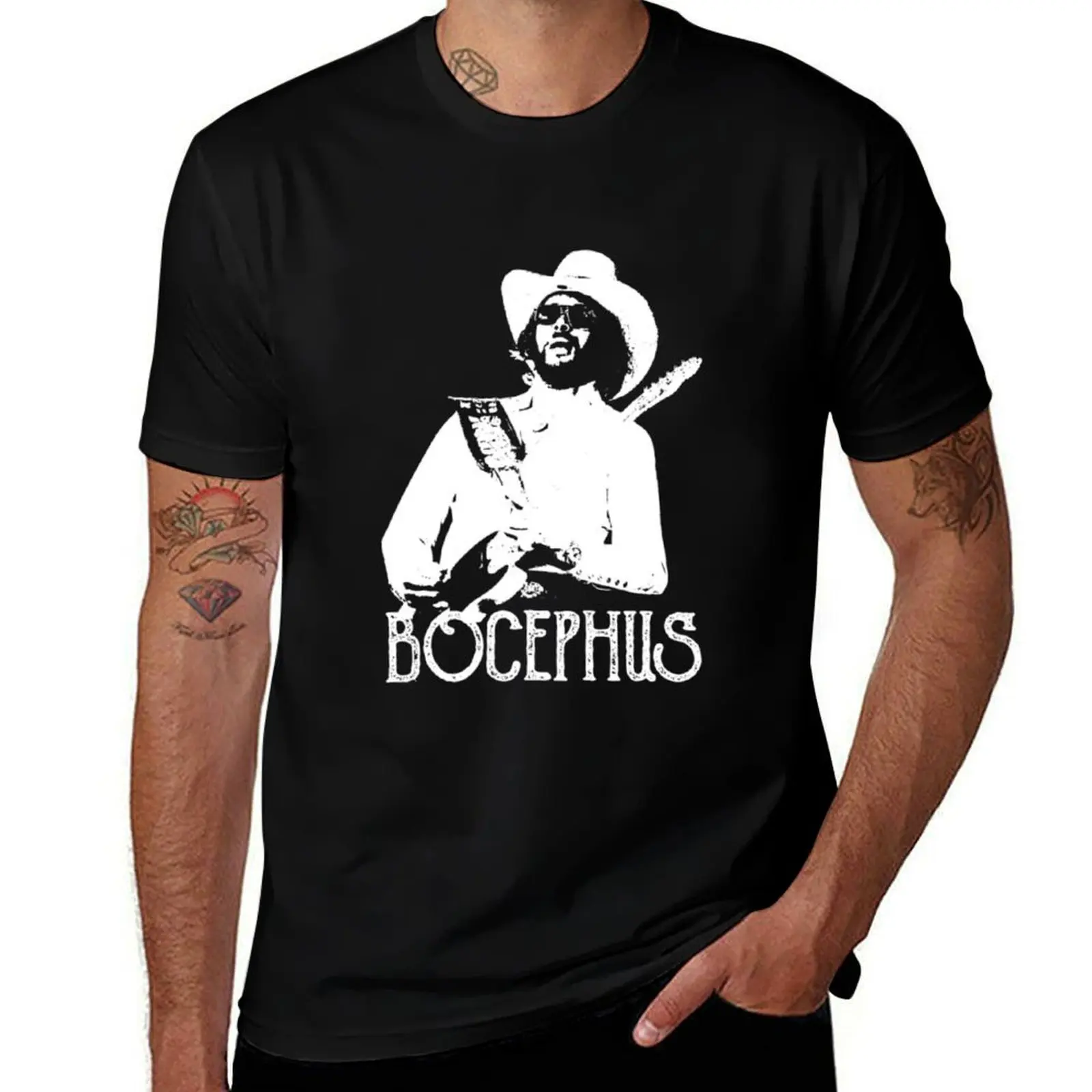 

Retro Bocephus Vintage Hank Jr Distressed Williams Funny Musician T-Shirt Basic Regular Fit Casual T-Shirt