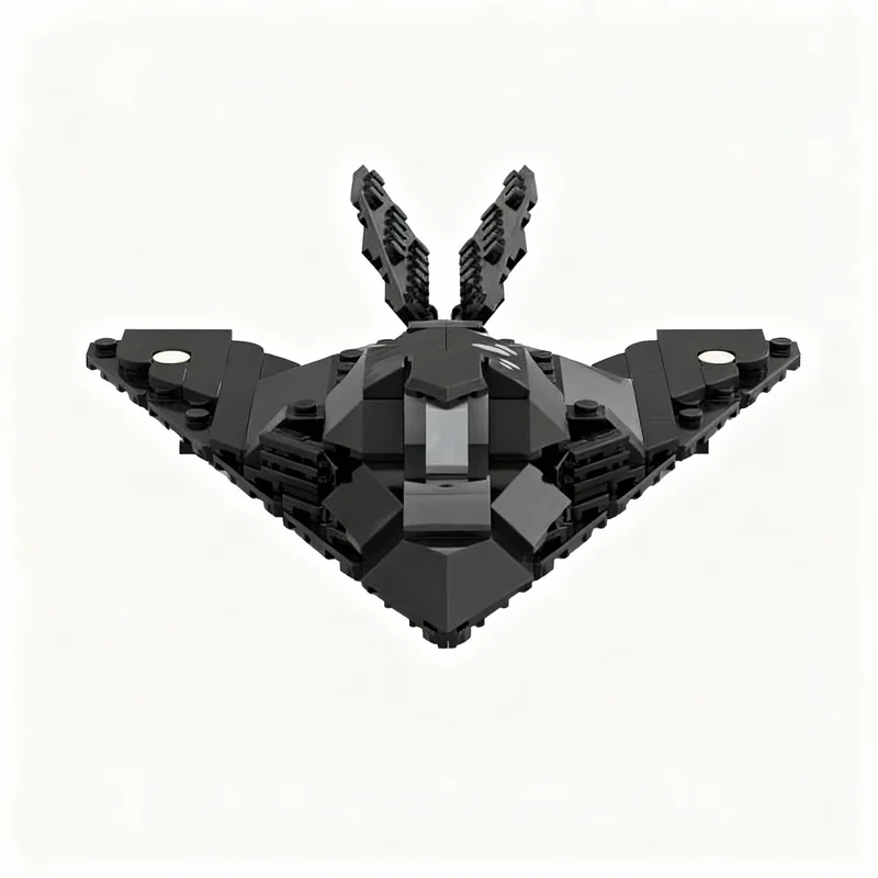 223 stuks MOC Lockheed Martin F Nighthawk Model Bouwstenen Architectuur Kerstcadeaus DIY Speelgoed Creatief Idee Onderwijs