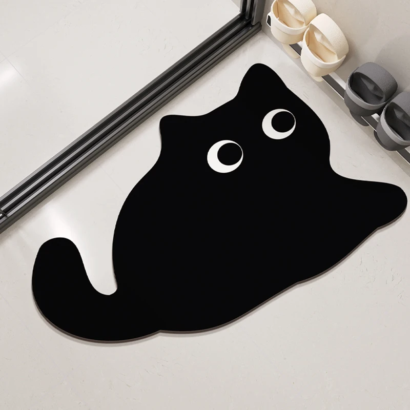 

Силиконовый мягкий коврик Bla Cute Batooms Dendroid, противоскользящий водопоглощающий напольный коврик высокого уровня, Qui Dry Batoom Mat